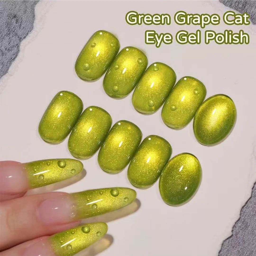 XEIJAYI 10Ml Occhi di Gatto Smalto Gel Gel Magnetico per Unghie Smalto Permanente per Unghie Uv Glitter Smalto Gel Smalto con Scintille