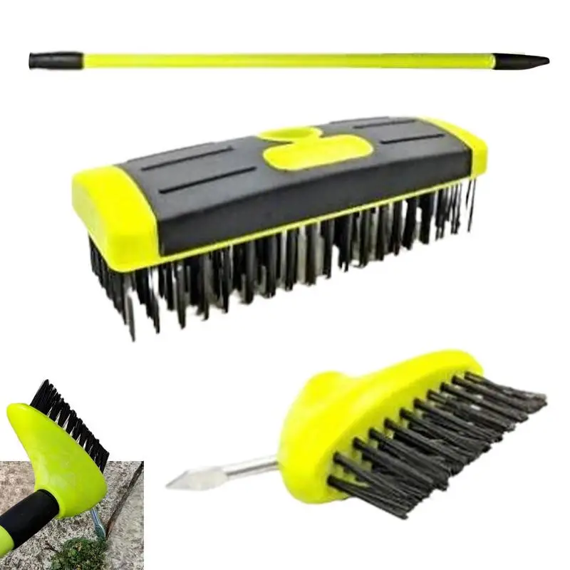 Weeding Remover Brush Adjustable & Efficient Crevice Weeding Tool Manual Weeders Multi-Functional For Garden Patio Driveway