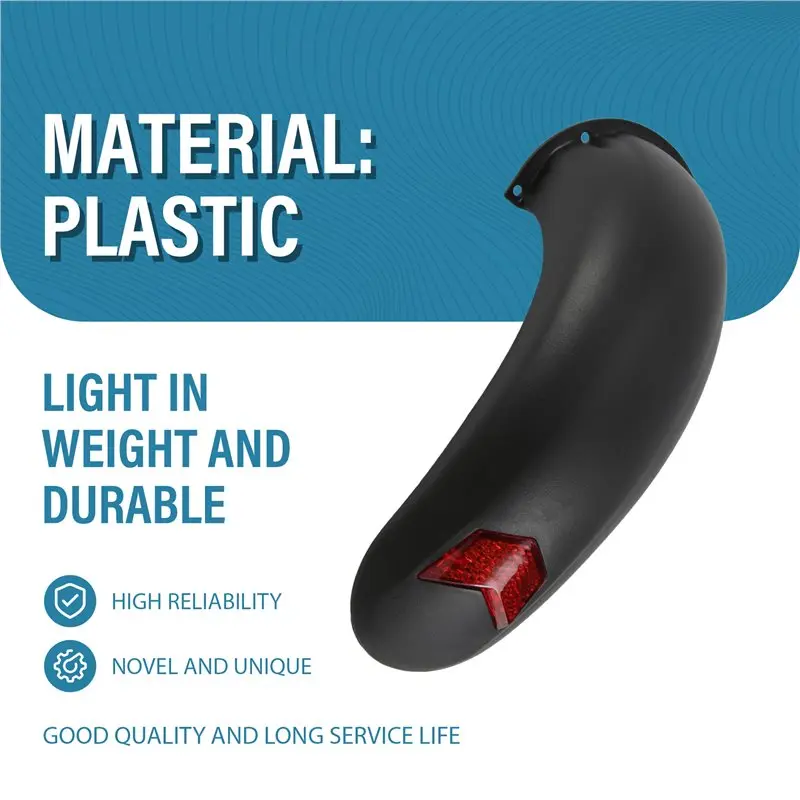 NEW HOT In Stock-10 Inch Electric Scooter Rear Fender Guard With Taillight For Kugoo