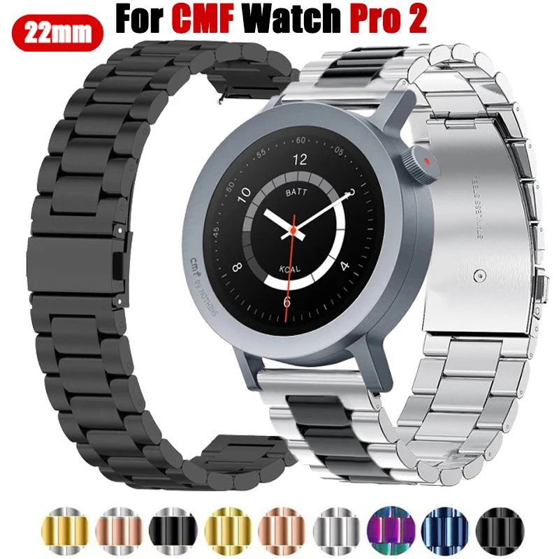 22Mm Metal Strap Fo…