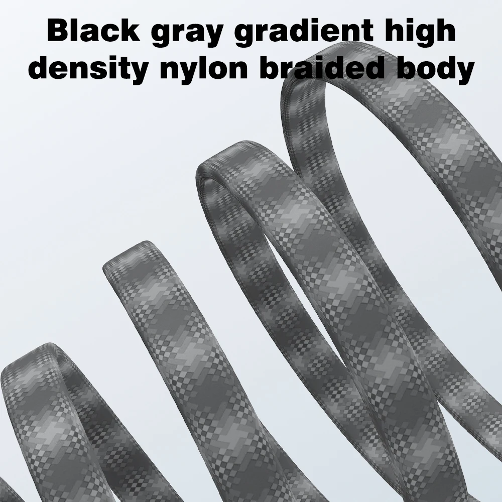 UGOURD أسود-رمادي Cat8 كابل إنترنت عالي السرعة 40 جيجابت في الثانية 2000 ميجا هرتز عرض النطاق الترددي RJ45 شبكة محمية LAN Cat 8 كابل إيثرنت لا تأخر #5