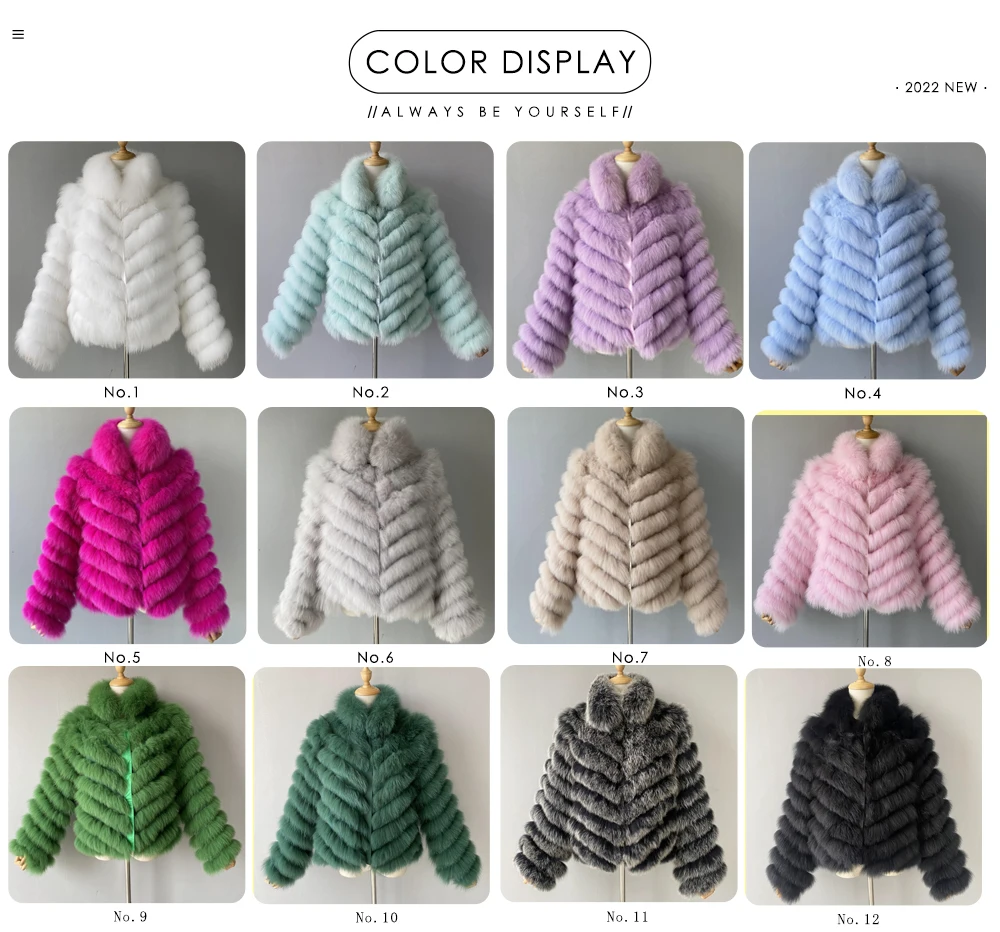 Jxwatcher Real Fox Fur Coat Silk Liner Reversible Wear Jacket Women Winter Warm Custom Luxury Smooth High-Grade Fur Coat Lady