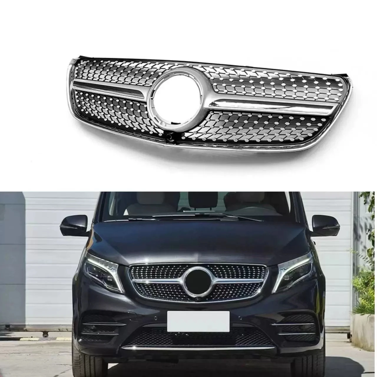 

Suitable for 2016-2020 V-class W447 modified to replace the original car of the Starry Sky grille