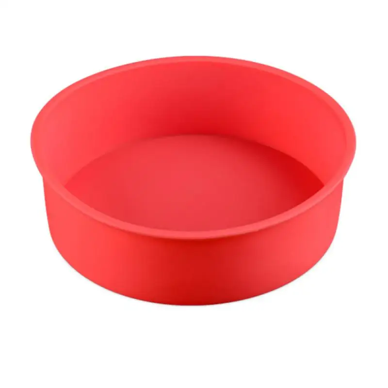 6inch Silicone Cake Mold Tray Pans Round Baking Mold Kitchen Silicone Nonstick Baking Pans Reusable Cake Pans Bakingt Tools