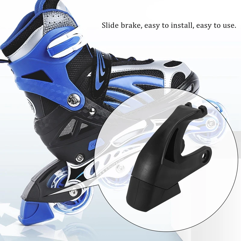 4Pcs Roller Skates Brake Adult Inline Skates Brakes Block Skate Brake Stopper Accessories
