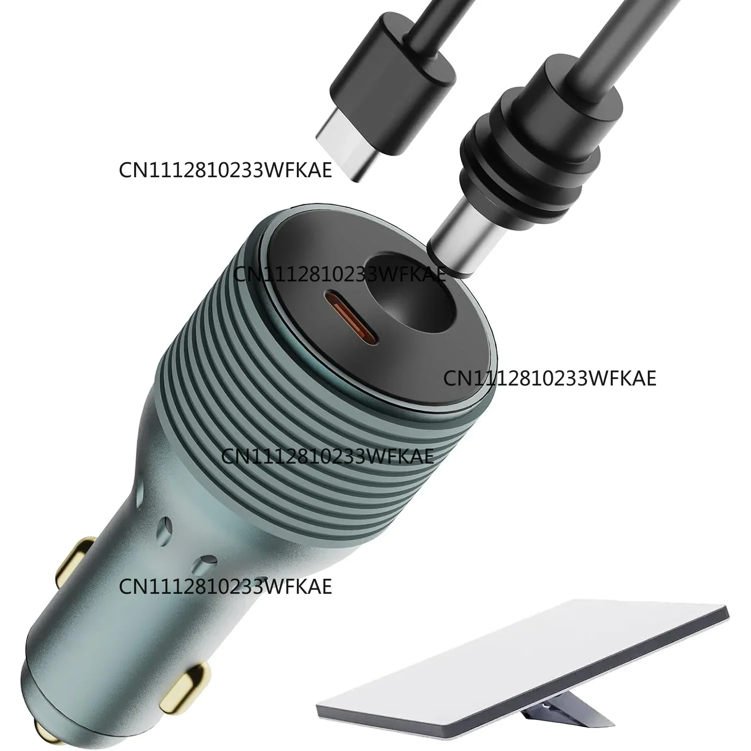 Starlink Mini Car Adapter 12V/24V to 30V 2-in-1 Car Charger with DC & USB-C for Starlink Mini, 90W Cigarette Lighter Adapter