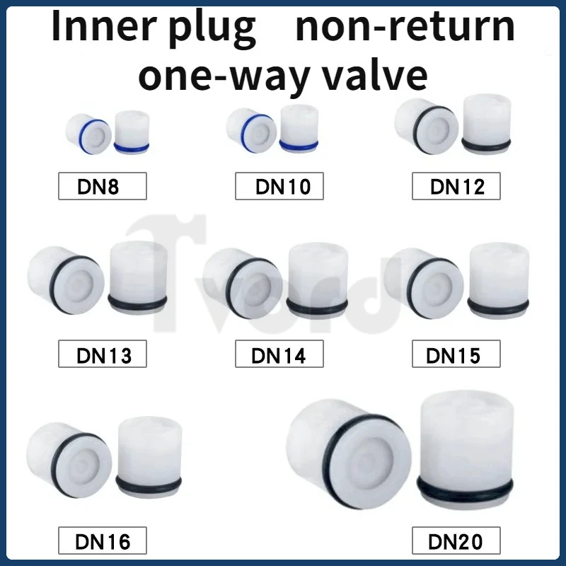 Inner Plug Check Valve Spool Plastic Valve Inline Spring Check Valve Pipe Fittings