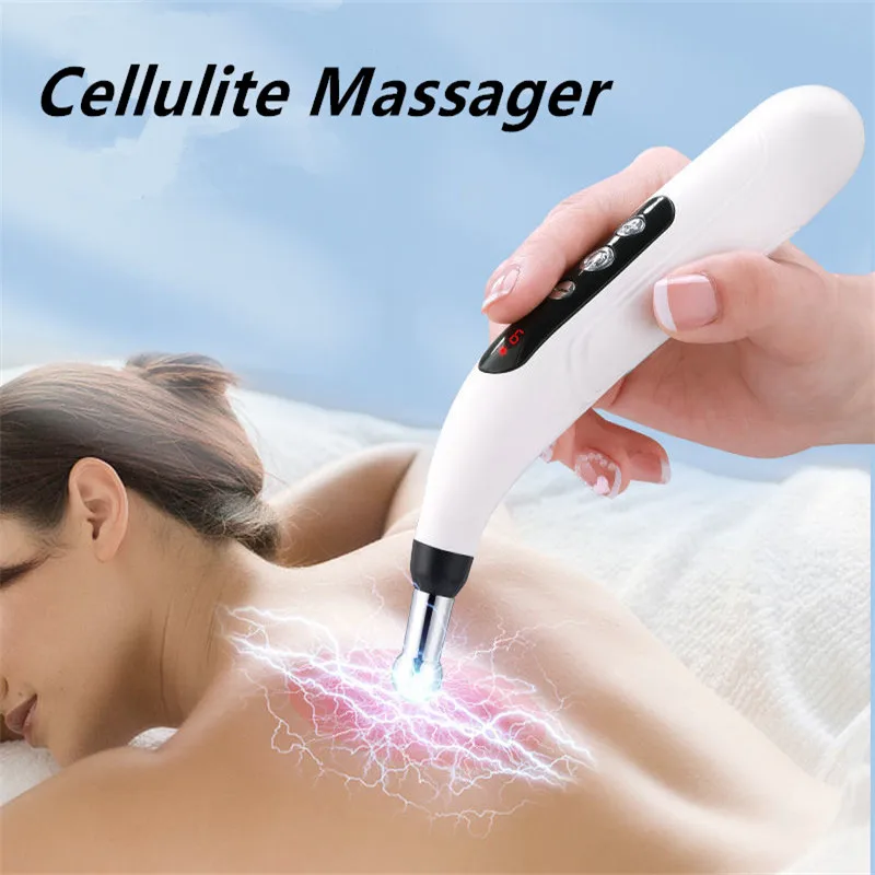 

Cellulite Massager Meridian Pen Electric Massager for Body Slimming Back Massage Pressotherapy Muscle Stimulator Acupuncture Pen