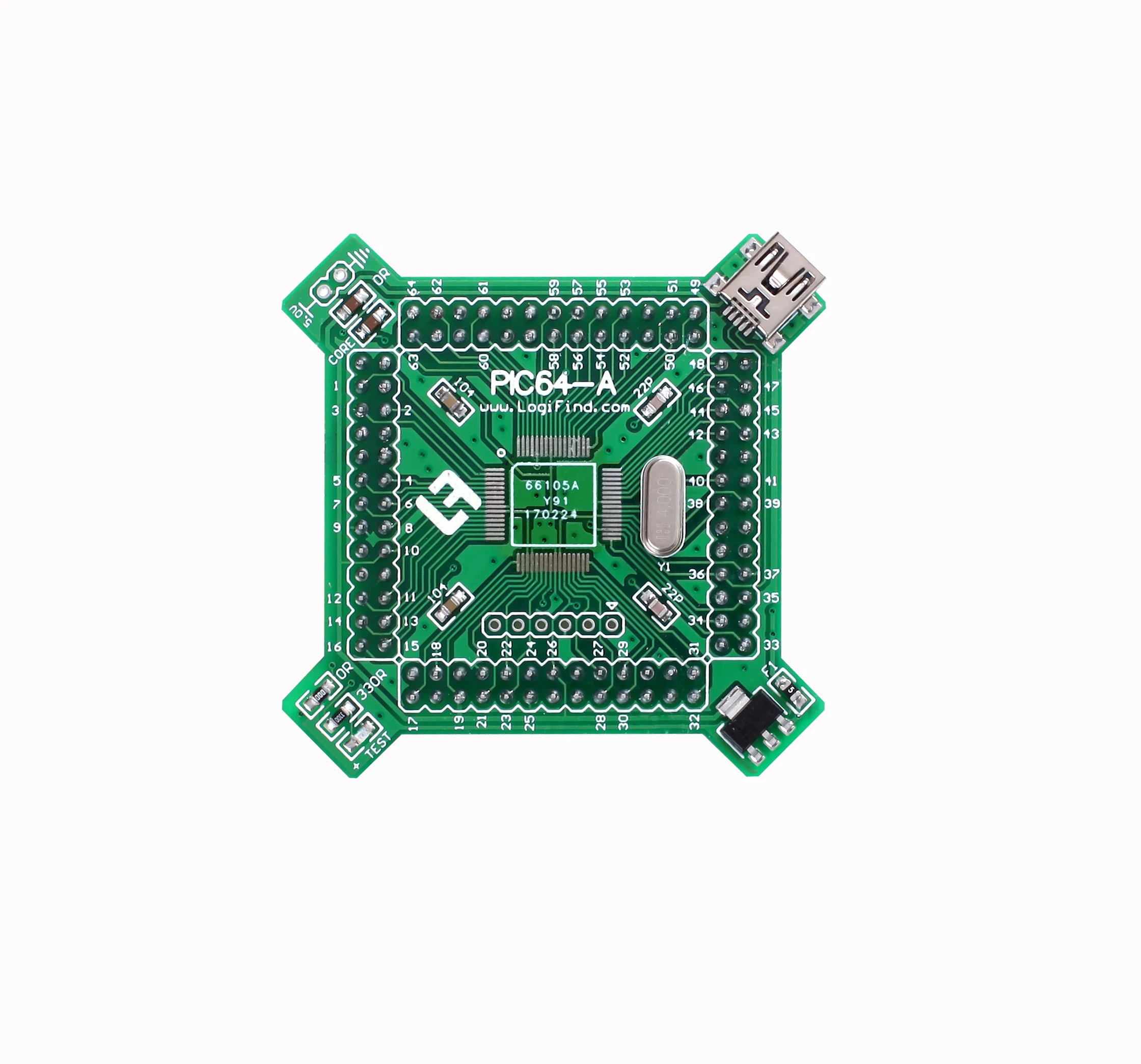 

DsPIC PIC32 PIC24 Core Board 64 / 80 / 100 полуготовый продукт без микрокомпьютера с одним чипом