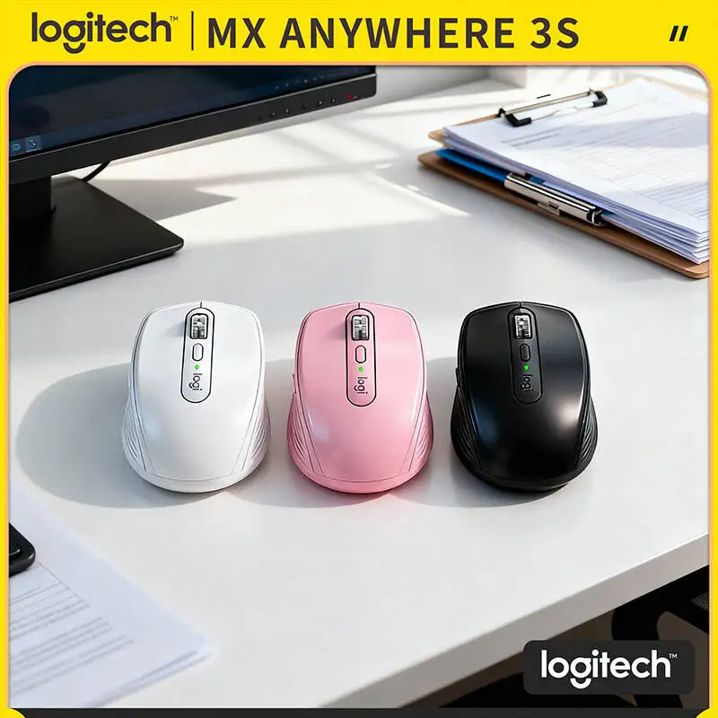 

Creator MX Anywhere 3S - 8K DPI Tracking, MagSpeed Scroll, Silent Click, Perfect for Design Exhibition & Travel Work