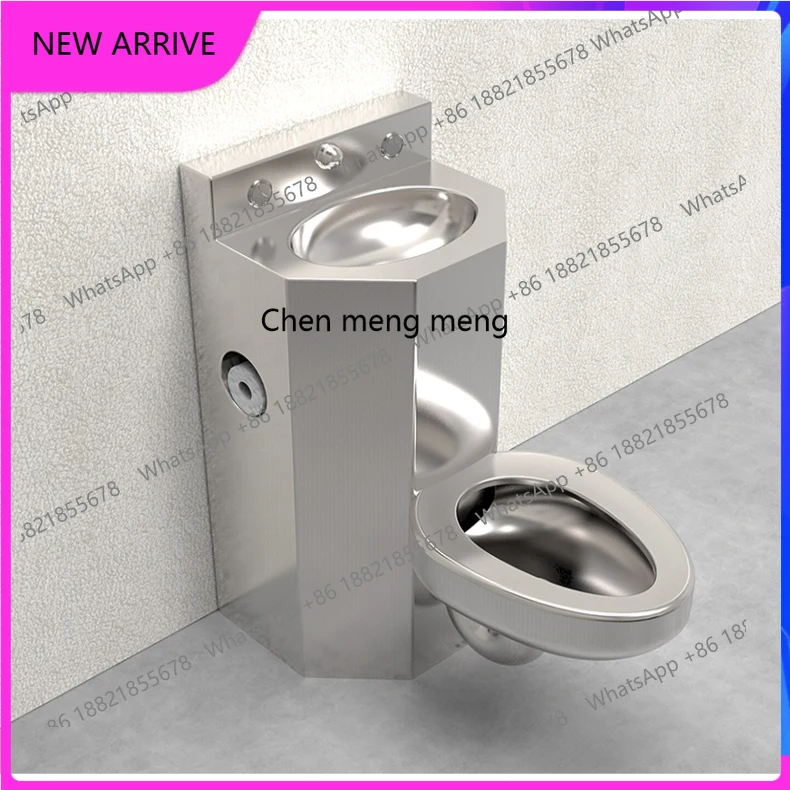 

M78 One-piece toilet 304 stainless steel wall-mounted toilet wall-mounted toilet