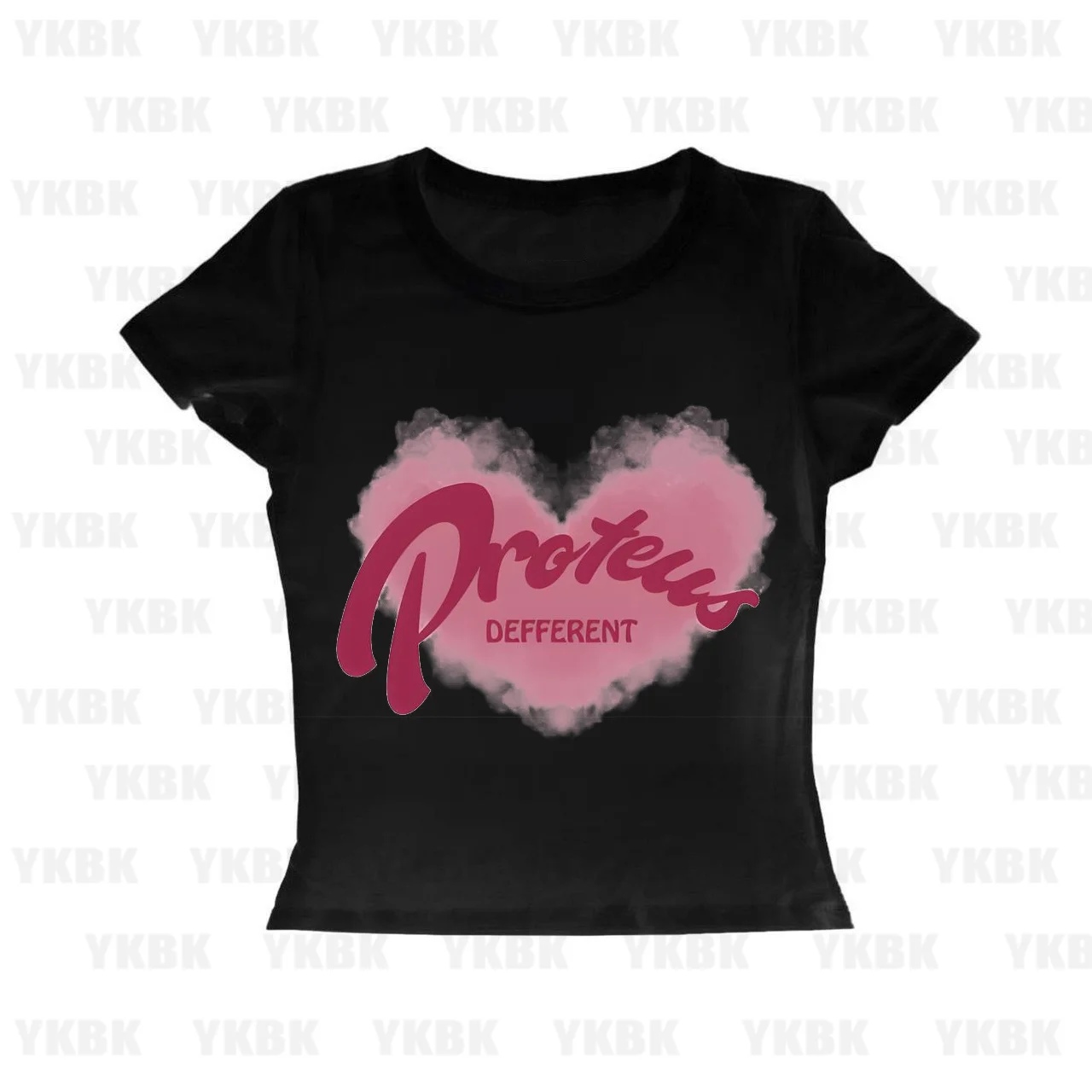 Love Vintage Love Y2k Kleidung Grafik-T-Shirts Vintage Damenbekleidung Mode Y2K Top Lustiges Muster