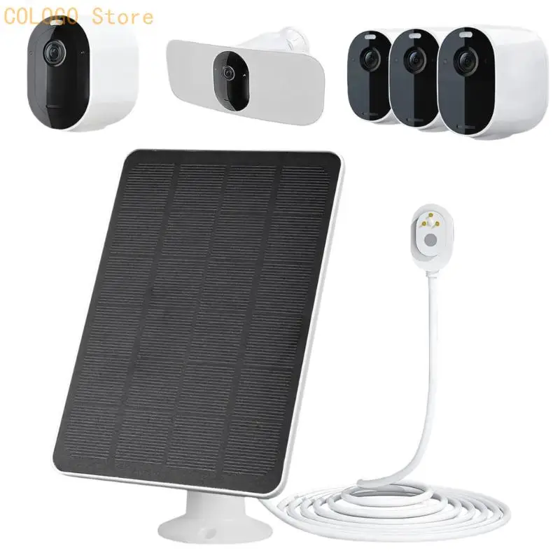 Efficient Sun Energy Collection Unit For Security Device 4 Advanced 2 Camera 3 Advanced 5S Camera 3 tradition Mount Strong ABS