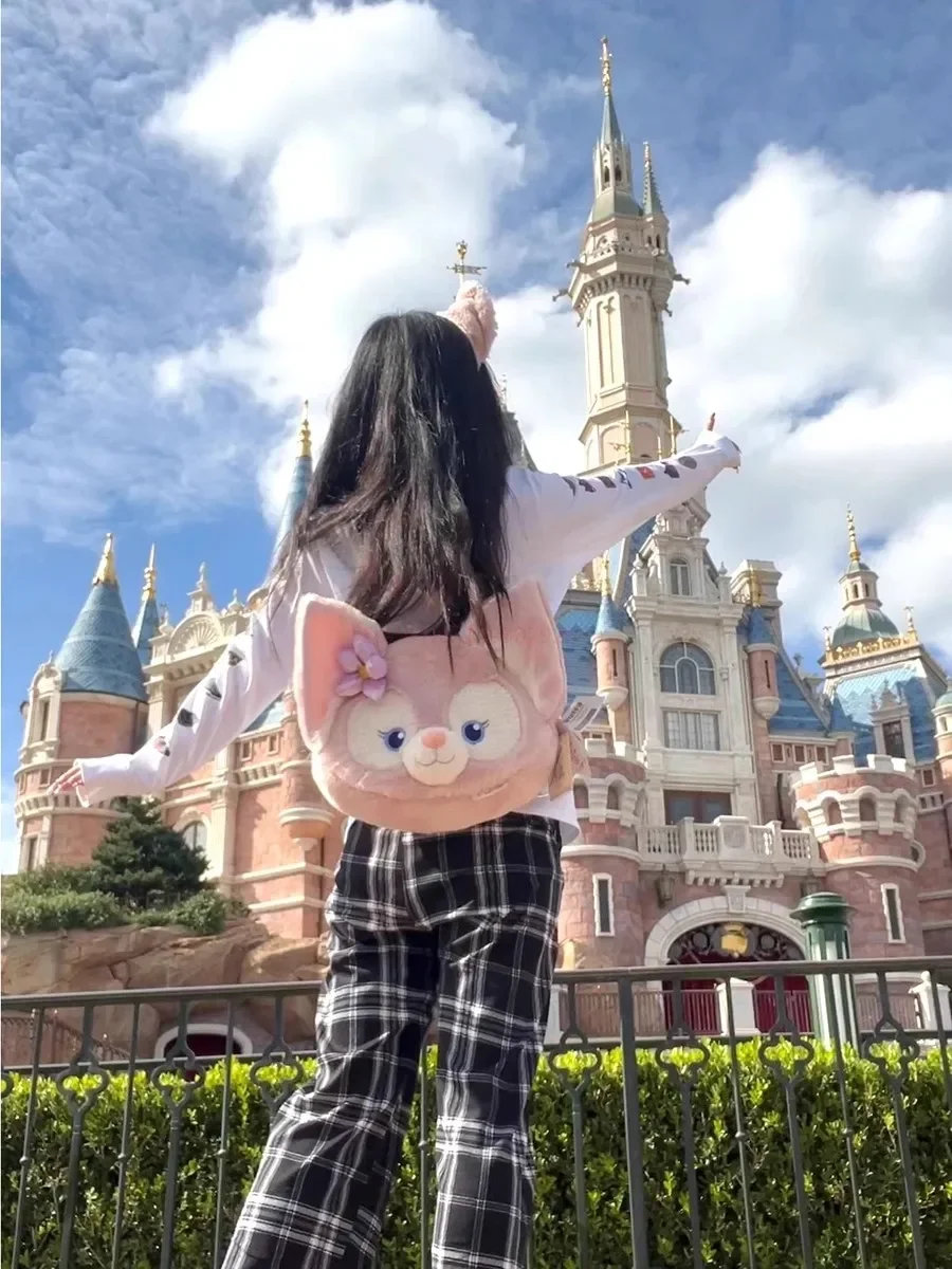 Disney Star Delu Rabbit Crossbody Jk Uniform Bag Linabelle Shirley Children Adult Backpack Big Face Bag For Friends And Classmat