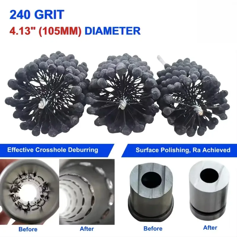 Vehicle Engine Cleaning Polishing Brush Cylinder Honing Tool for Flex Deburring Valve Guides CNC Ball Hone-Car Care Accessory - view 4
