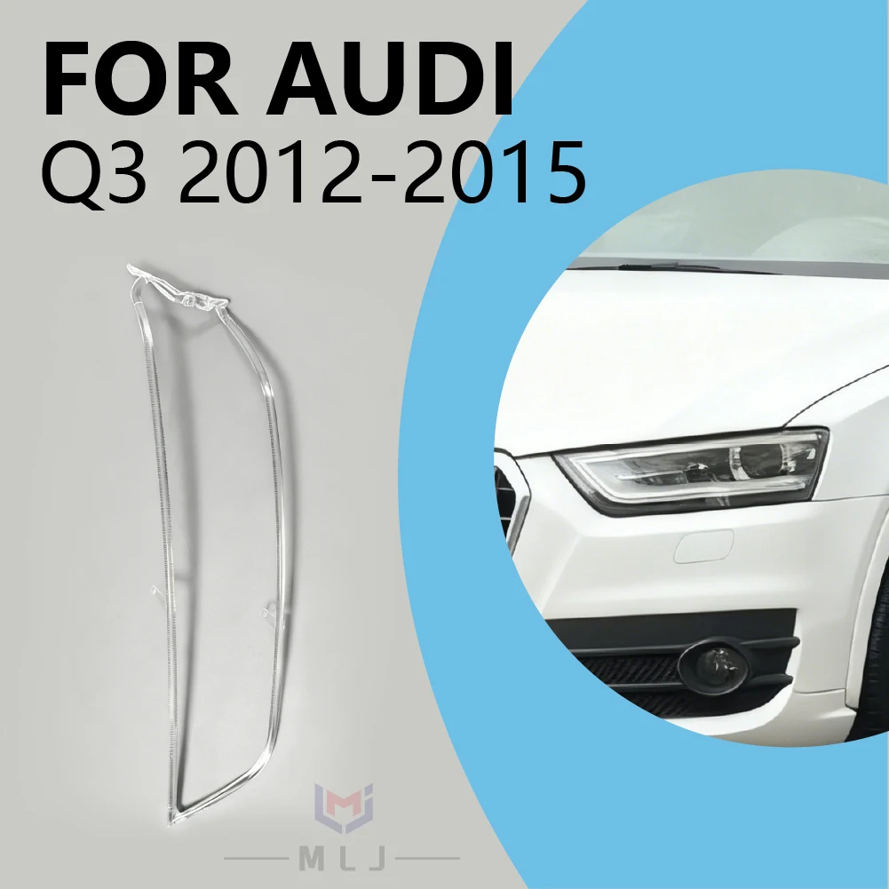 

For Audi Q3 2012 2013 2014 2015 Headlight DRL Tube Acrylic tube Light Guide Strip DRL Strip Daytime Running Light Angel Eyes