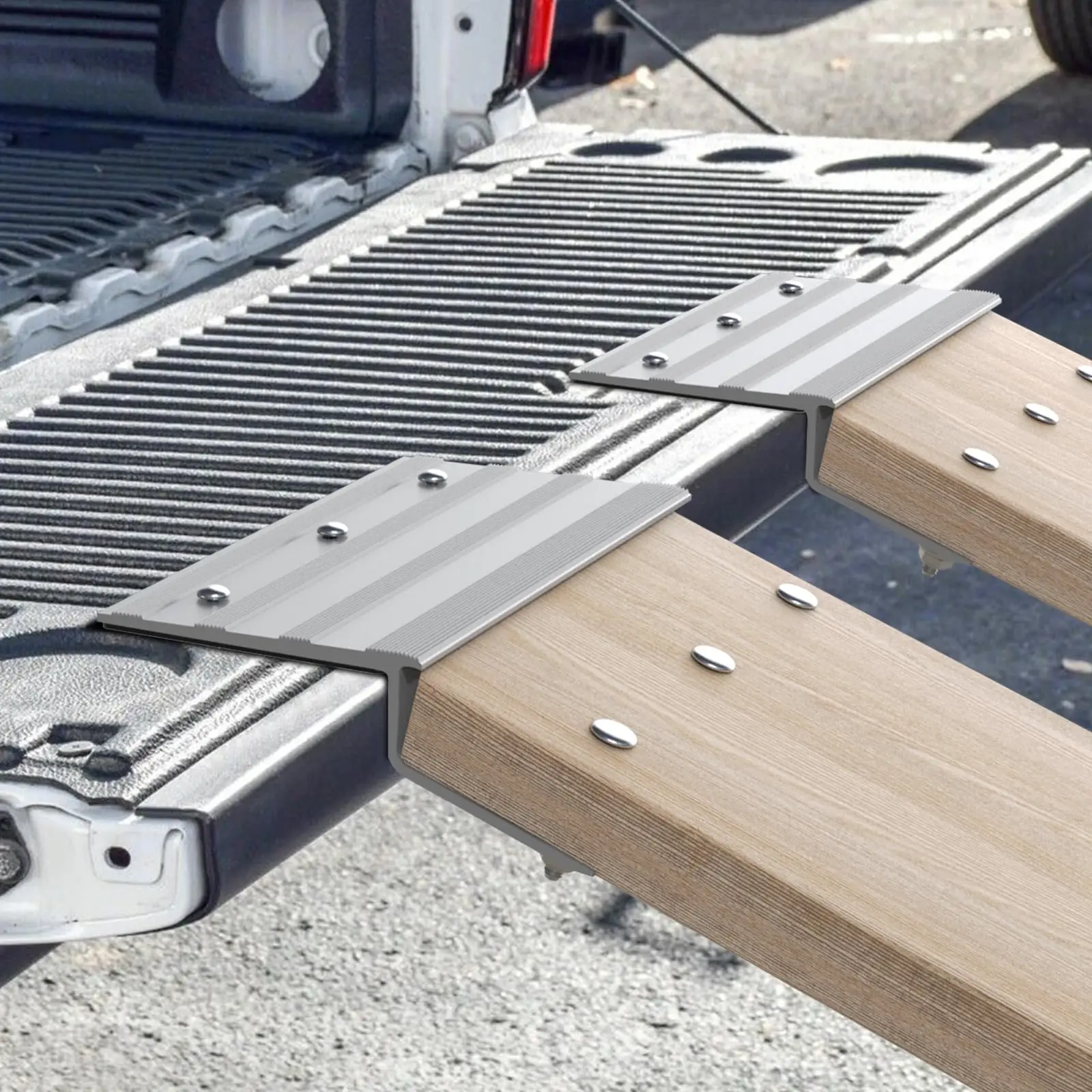 Universal Load-Bearing Ramps for ATVs and Trailers, Special Ramp Plates for Transporting and Unloading Garden Equipment