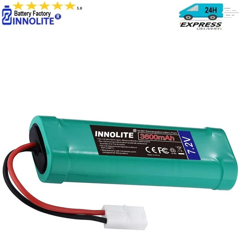 High Capacity NiMH 7.2V Rechargeable 6-Cell Battery Compatible with popular RC Cars,RC Truck,RC Airplane, RC Helicopter,RC Boat