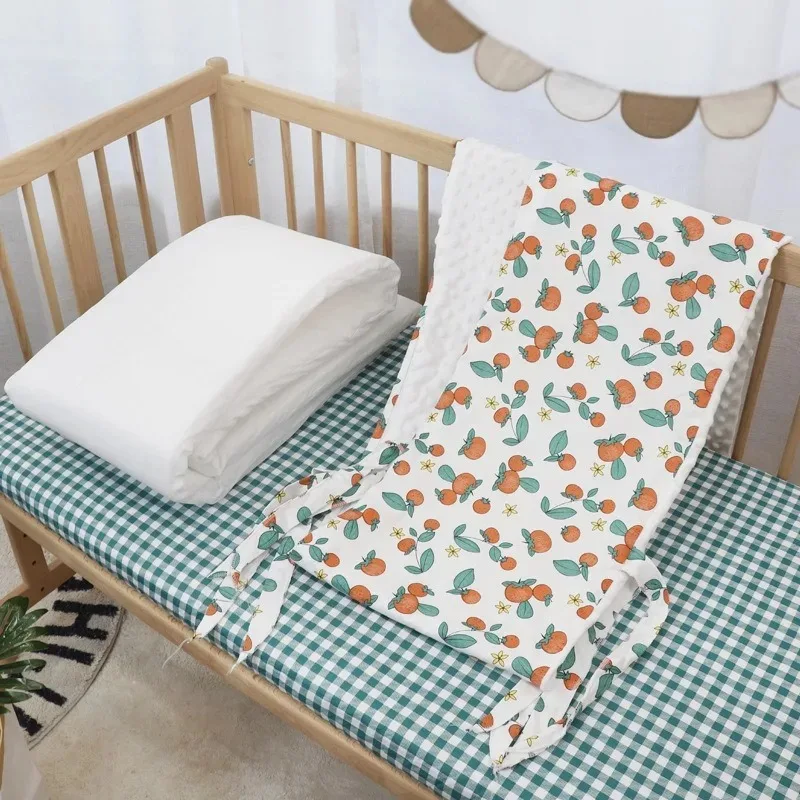

One-piece Doodoo Velvet Anti-collision Fence Blocking Cloth Anti-fall Crib Surround Children's Splicing Bedding Soft Bag