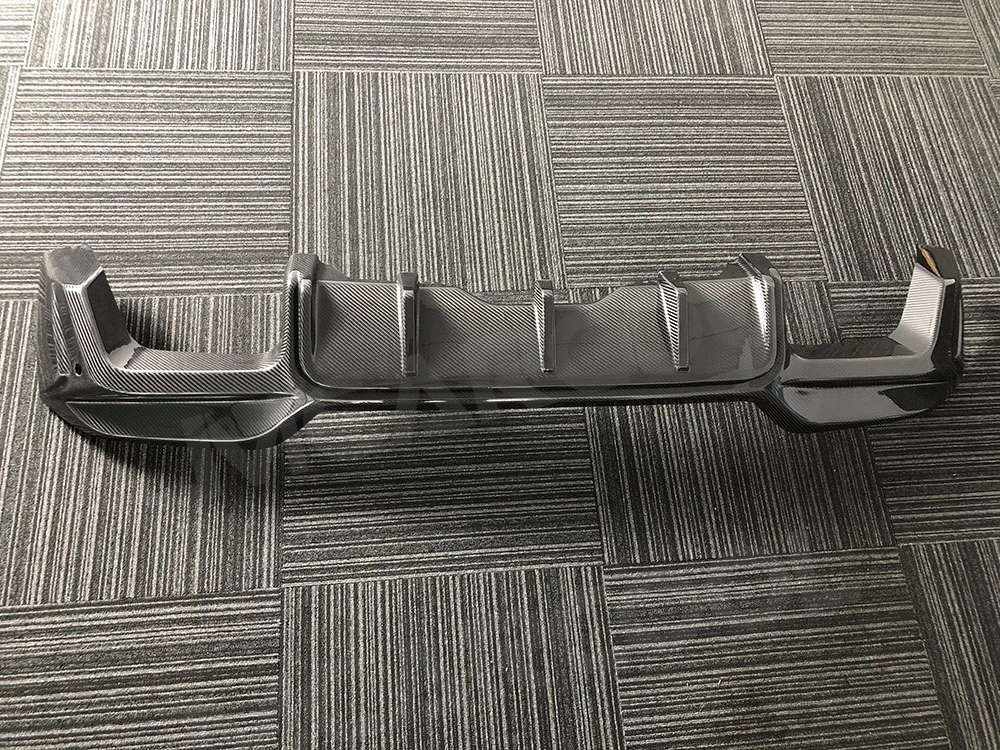 Dry Carbon Fiber Rear Bumper Diffuser Side Flaps Splitters For BMW X3M F97 2022+ FRP Trunk Lower Lip Splitter Cars Accessories