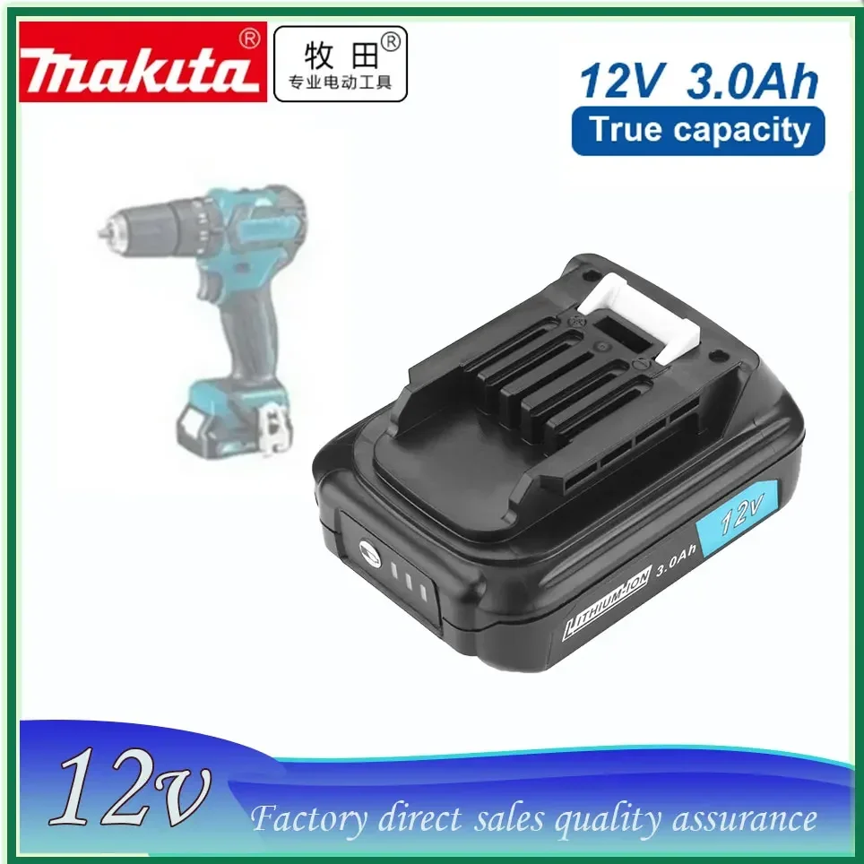 Makita 12v Lithium Ion Battery 197390-1 BL1015 1973901 BL1021B BL1041B BL1015B BL1020B BL1040B 3000mAh Li-ion Battery