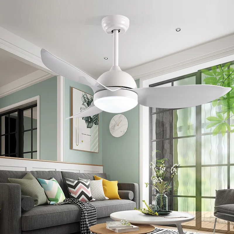 Hot sale remote control ceiling fan modern high quality living room ceiling fans with led