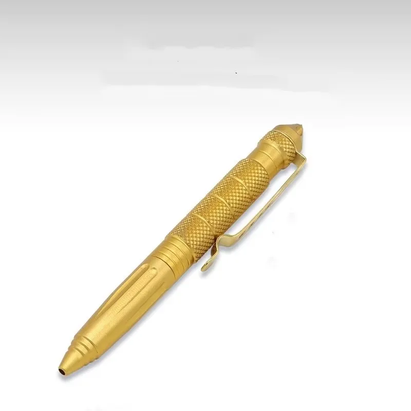 1-4 Stück Taktischer Stift Multifunktional aus Aluminiumlegierung für Outdoor-Camping Sicherheit Überlebens-Taktikwerkzeug Notfall-Glasbrecher-Stift