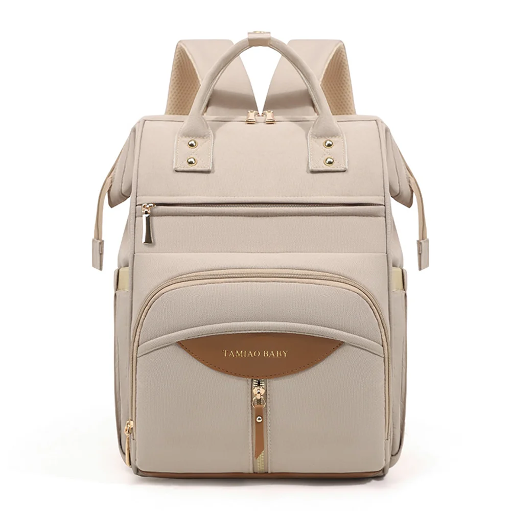 High End Large Capacity Mommy Backpack Diaper Bag With Independent Milk Storage Stroller Organizer Waterproof Outdoor Portable