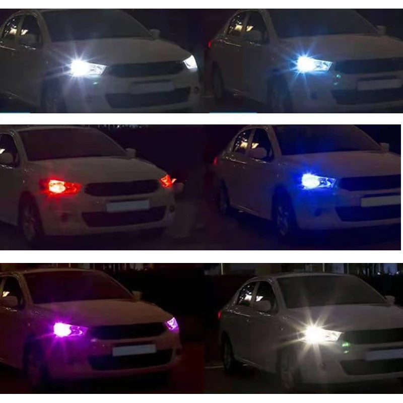 2/10pc Car LED T10 Bulbs W5W Canbus 3030SMD for Car Parking Position Lights Reading Dome Lamp License Plate Light Bulb White Red