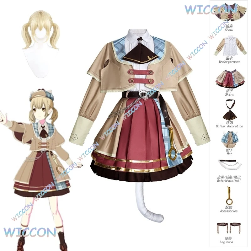 

Project Sekai Colorful Stage Vivid BAD SQUAD May Azusawa Kohane Косплей Костюм Парик Карнавальный костюм на Хэллоуин для женщин и девочек