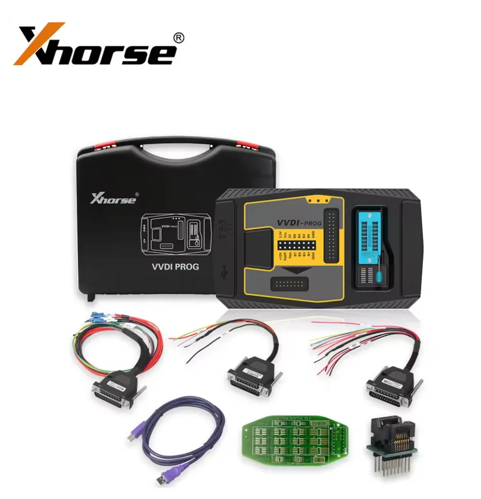 Original Xhorse VVDI-Prog ECU Programmer Auto Programmer Multi-Language Read/Write ECU MCU IMMO EEPROM Free Update