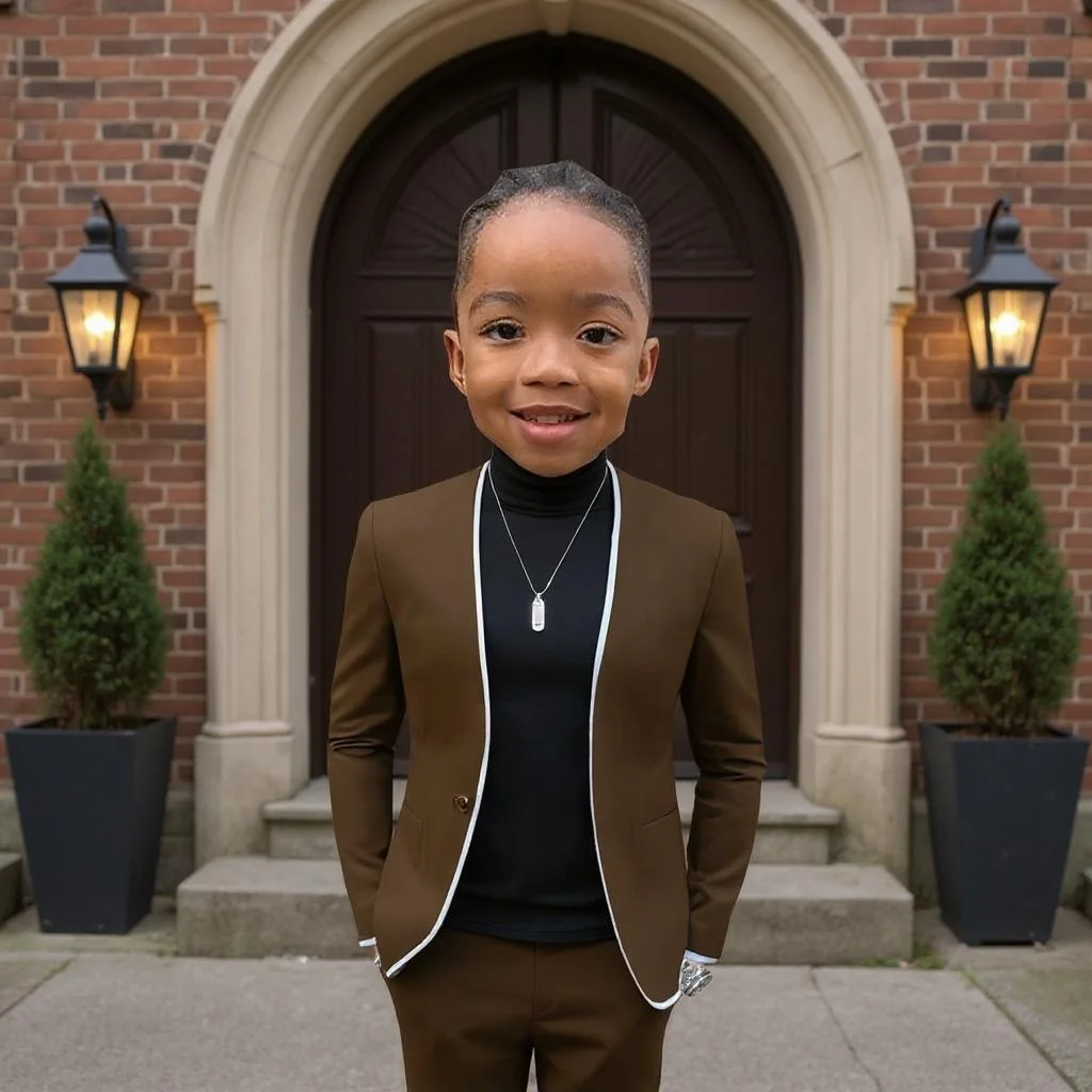 

Formal Boys' Suit Set for 3-16 Years Old Kids 2 Pieces Single Buckle Wedding Tuxedo for Performance Party Suit Custom Made