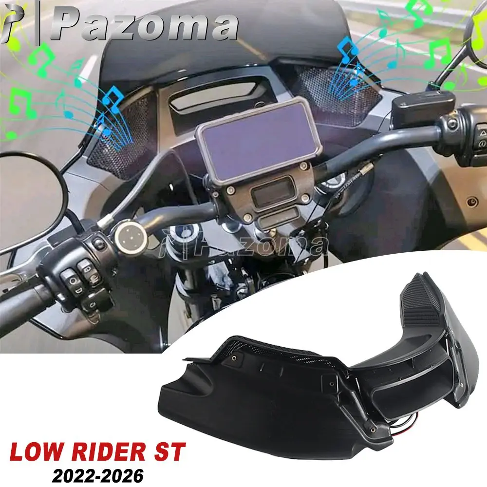 

Motorcycle Inner Fairing Audio Speakers Cover For Harley Softail Low Rider ST FXLRST 2022 2023 2024 2025-26 Sound System Housing