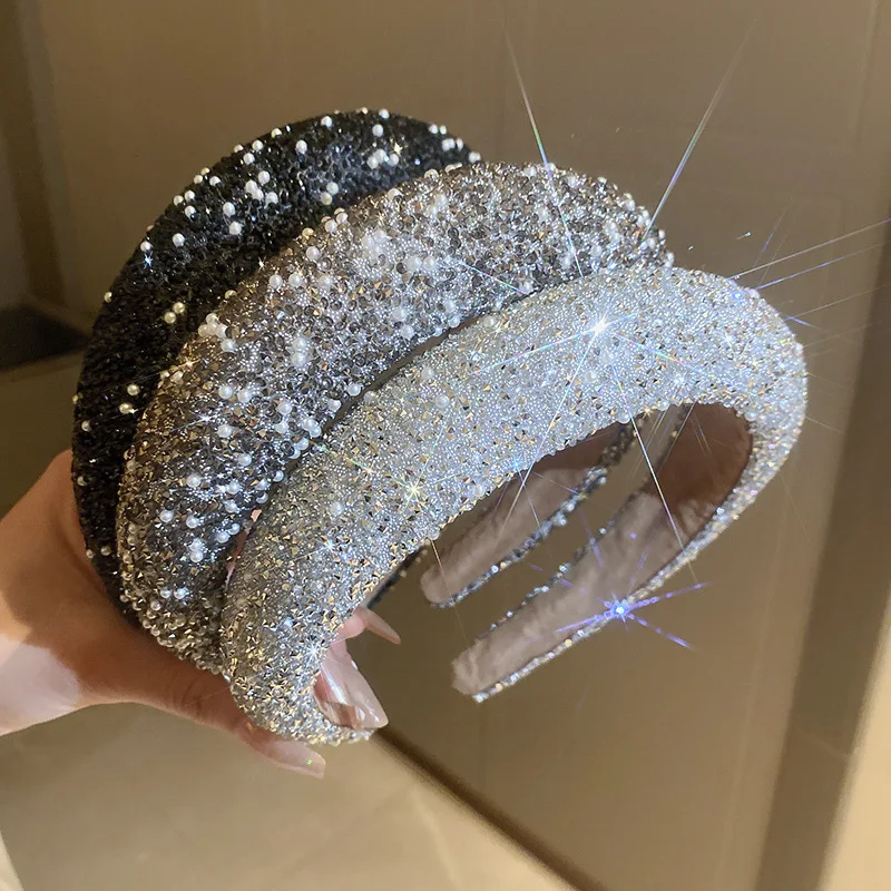 Pearl-Encrusted Fashionable Luxury High-End Hair Accessories For Women