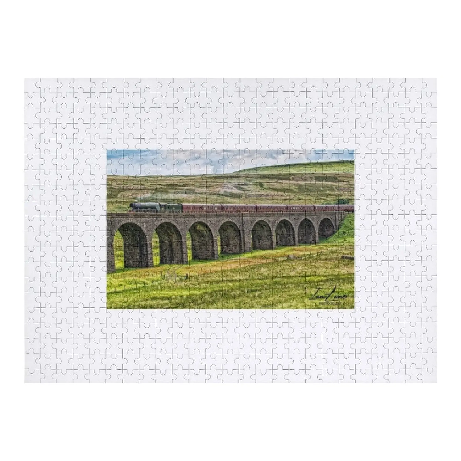 

Flying Scotsman at Garsdale Viaduct Jigsaw Puzzle Personalized Toys Custom Wooden Name Wood Animals Personalized Name Puzzle