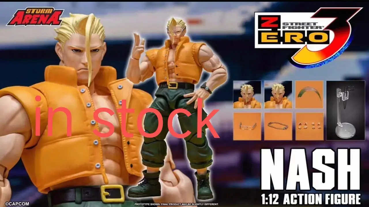 

Коллекционная фигурка Storm Collectibles NASH STREET FIGHTER ALPHA 3 STORM ARENA в масштабе 1/12, анимационная модель, игрушка, подарок для коллекционеров