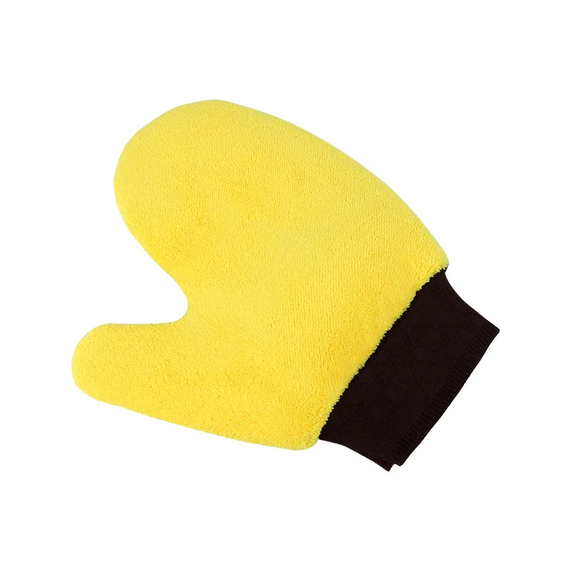 Car Wash Glove, Special for Car Wiping, Double-sided Waterproof, Coral Fleece, Paint-friendly, Cleaning Cloth Tool