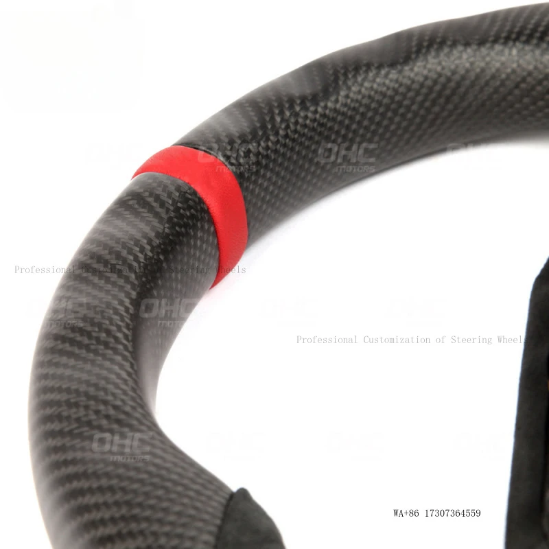 Suitable for Nissan GTR assembly NISMO matte carbon fiber suede car steering wheel