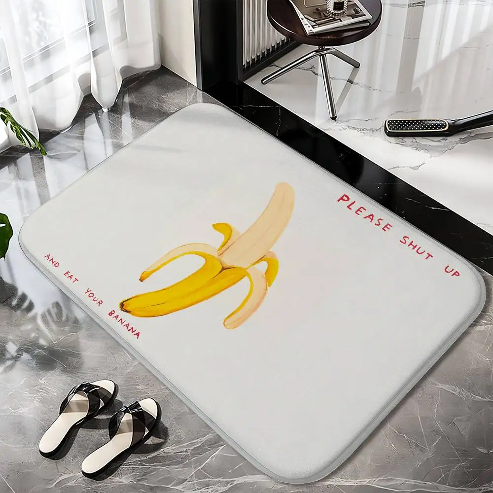 

David Shrigley Visual Art Floor Mat Printed Large Carpets Room And Bedroom Carpets Bathroom Anti Slip Door MATS Small Carpets