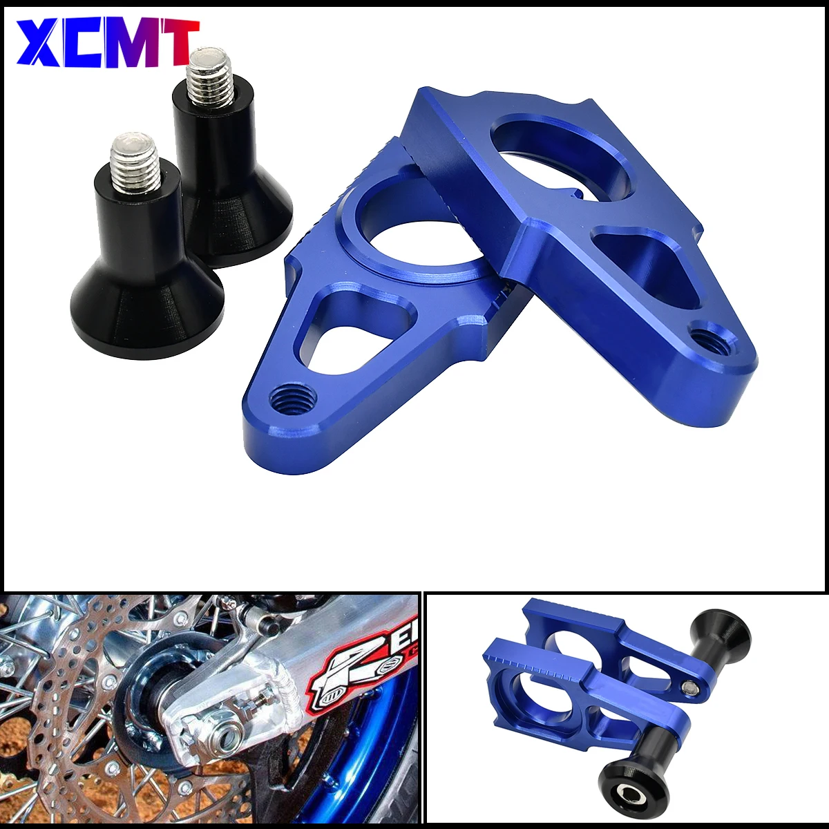 

CNC Motorcycle Rear Adjuster Block Chain For Yamaha YZ125 YZ250 YZ250F YZ450F YZ125X YZ250X YZ250FX YZ450FX WR250F WR450F YZ WR