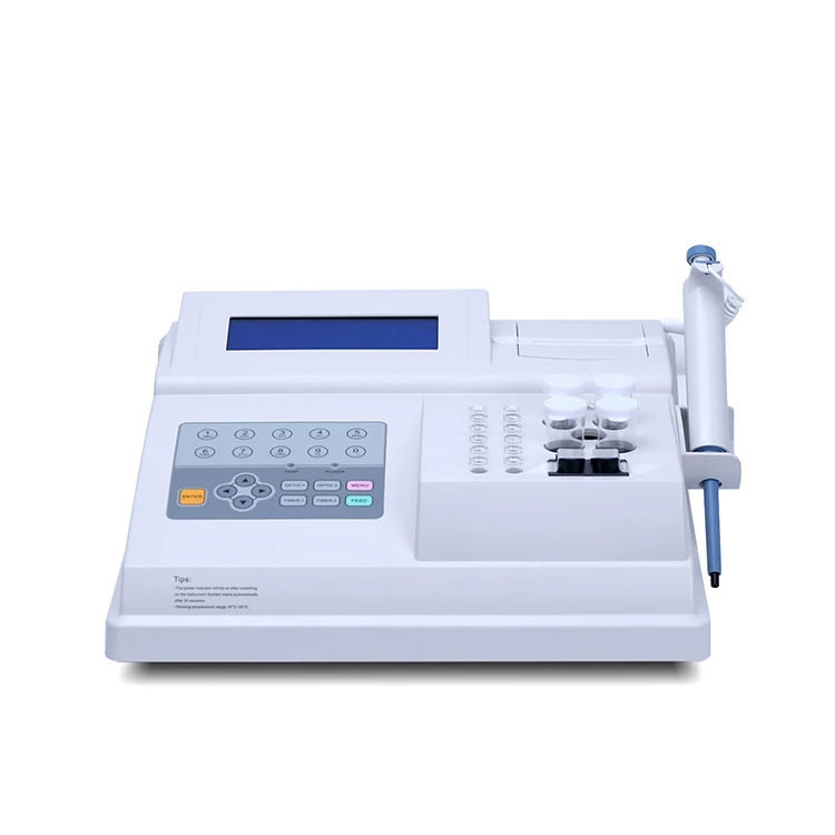 YSTE502AV Double Channel Quick Test  Coagulation Analyzer Semi-auto Animal Coagulation Analyzer