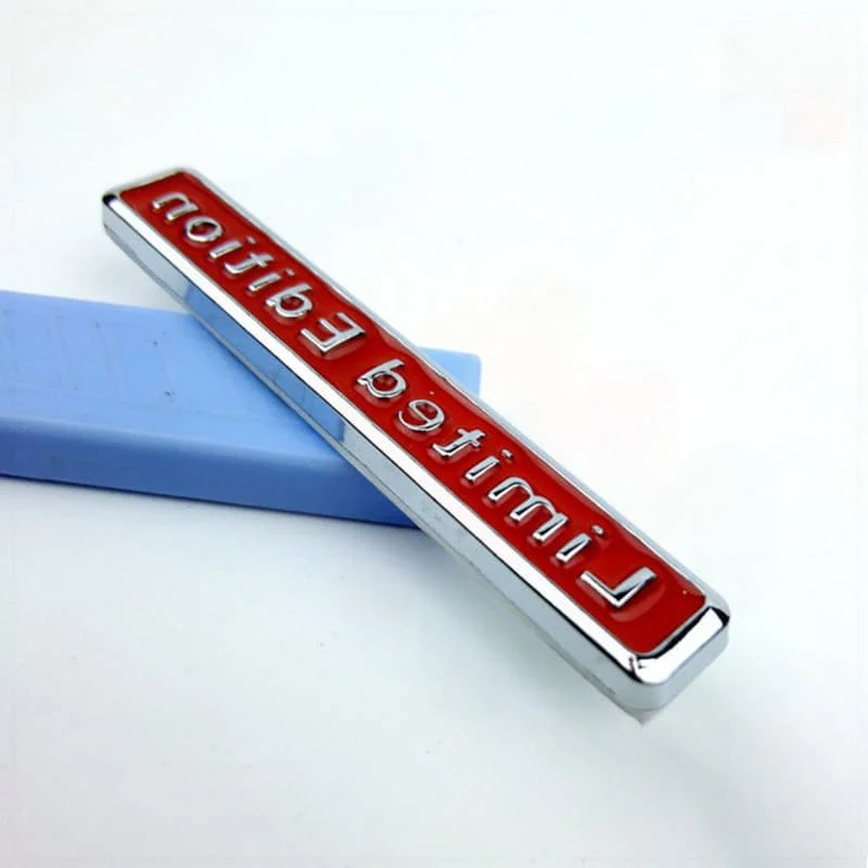 

3D Metal Limited Edition Auto Car Sticker Badge Decal for Volkswagen POLO Tiguan Passat Golf Jetta Bora Touareg Touran Beetle CC