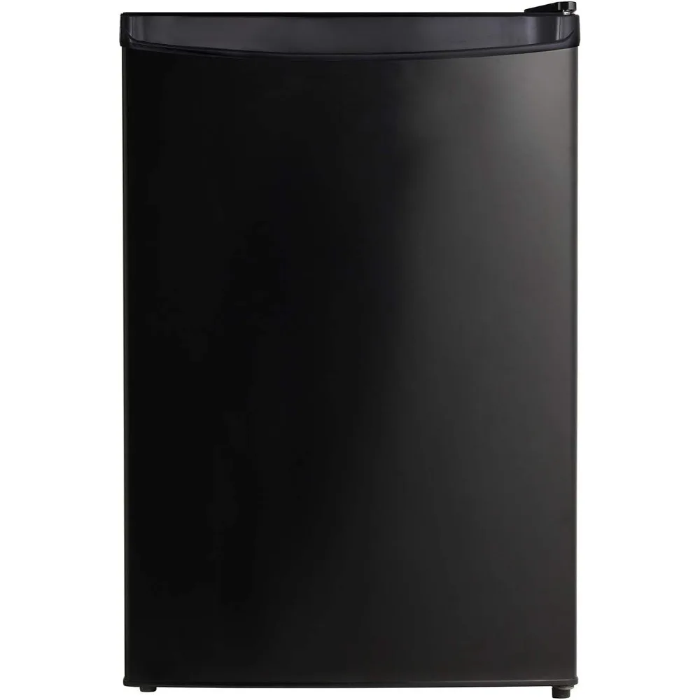 6 4.4 Cu.Ft. Mini Fridge, Compact Refrigerator for Bedroom, Living Room, Bar, Dorm, Kitchen, Office,Black