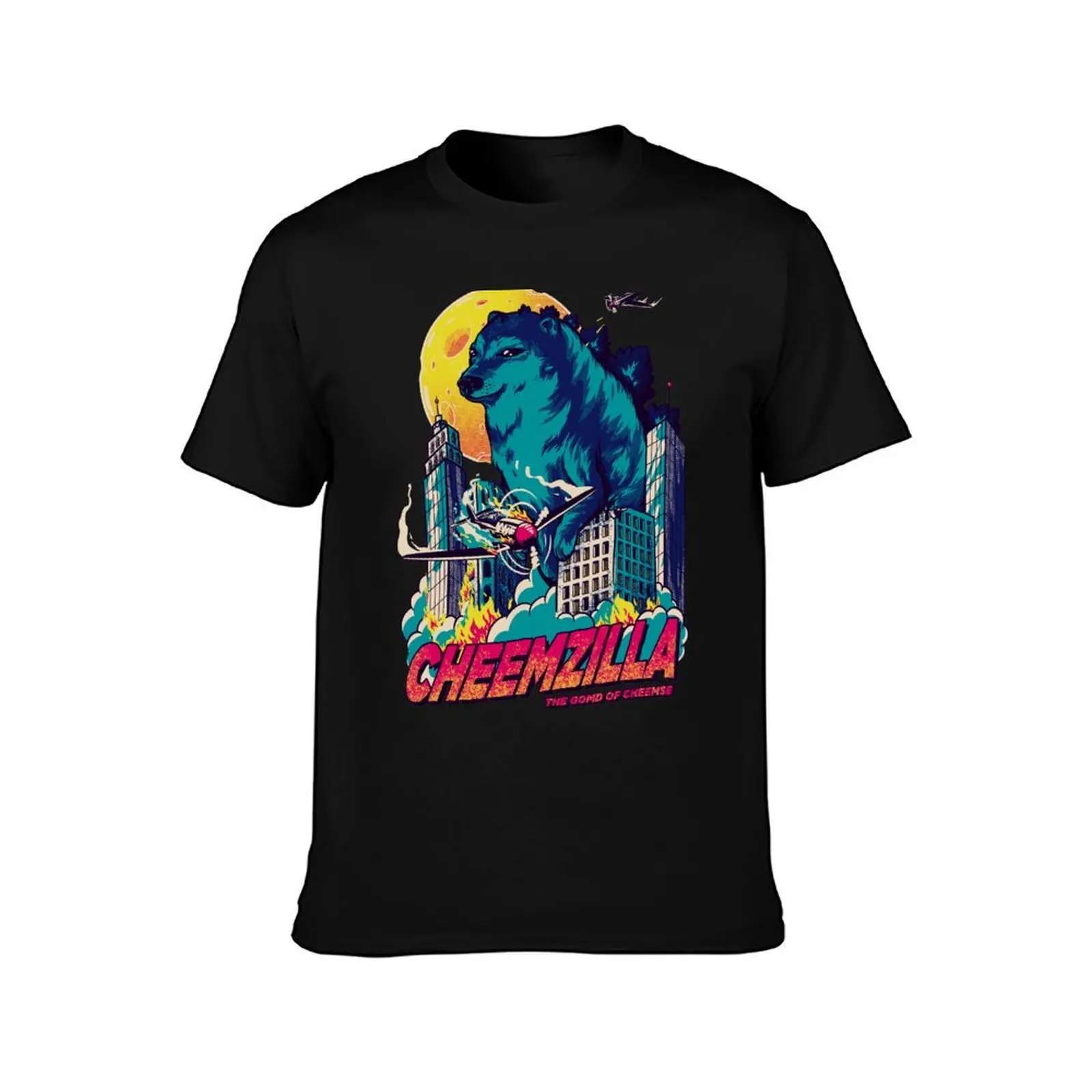 Cheemzilla - The Gomd of Cheemse | Blue | Kaiju Shiba Inu Doggo Wacky and Uncharacteristic Ironic Dank Memes | Dogezilla T-Shirt