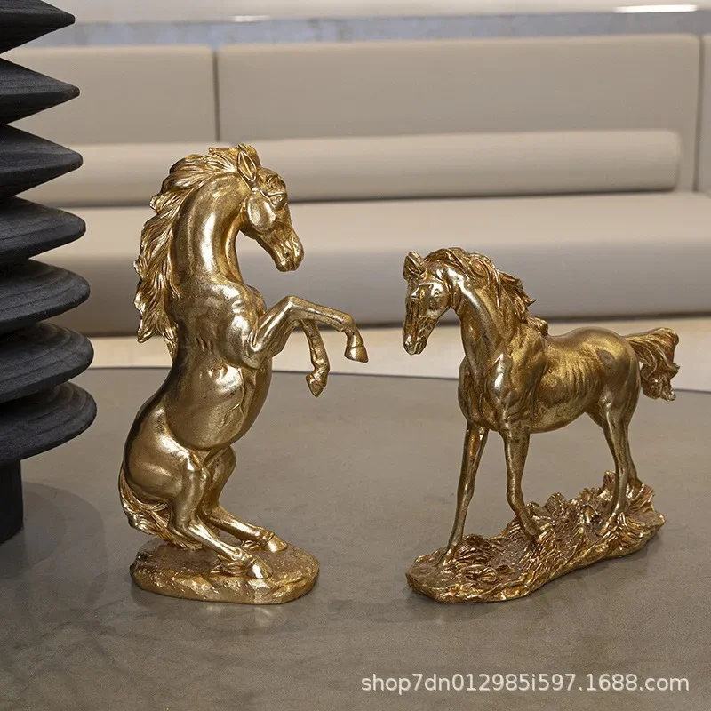 

Новая Лошадь со знаками Зодиака для достижения успеха на входе креативное украшение для стола лошадь украшение современная статуя Будды для дома