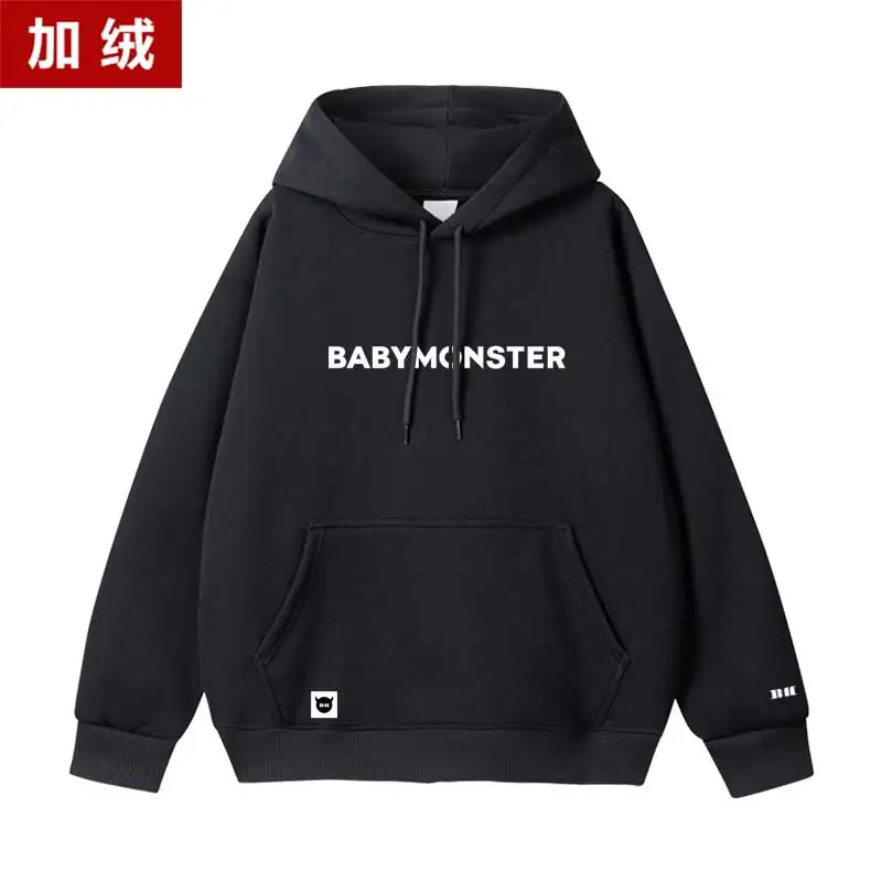 BABYMONSTER Concert HELLO MONSTER Hoodies Kpop Fashion Letter