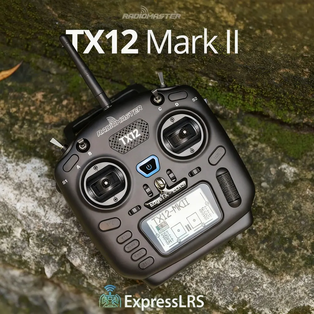 RadioMaster TX12 MKII MK2 16CH OpenTX FCC ELRS Compatible transmisor de Control remoto Original para RC Dron FPV