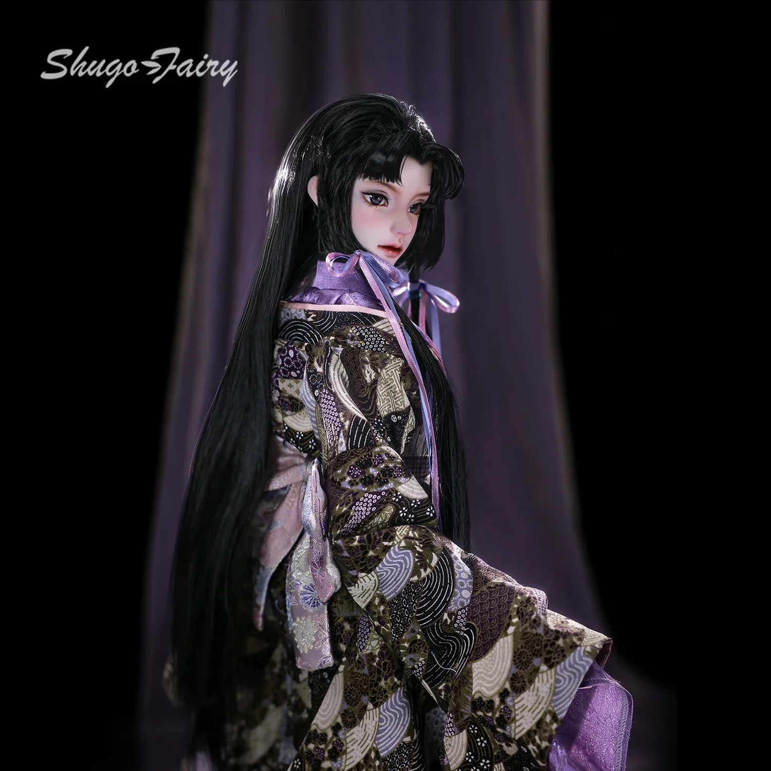 Shugafairy Finni Bjd Doll 1/3 Resin Fullset Art Figure Dolls Kimono Japanese Girl 1/3 Bjd Clothes Action Figure