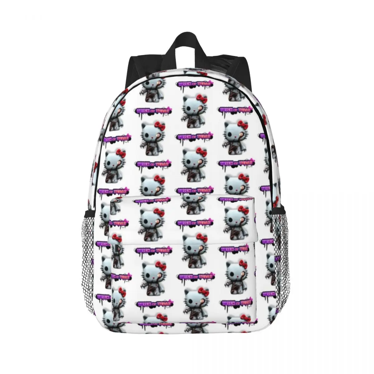 Hello Kitty Nova moda de alta capacidade à prova d'água mochila universitária na moda laptop bolsa de livro de viagem 15 polegadas