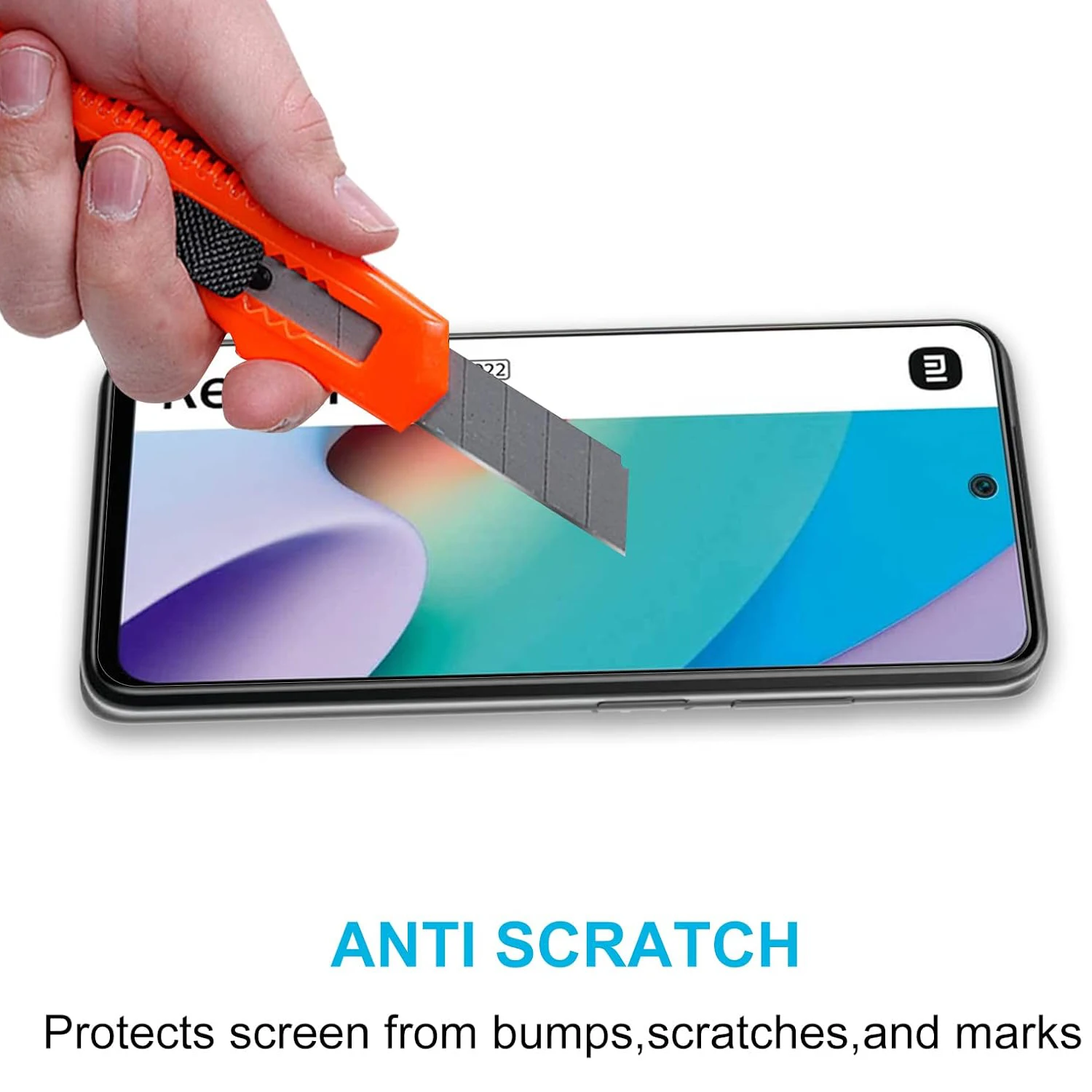 Vidrio templado para Xiaomi Redmi 10, 4G, 2022, película protectora de pantalla